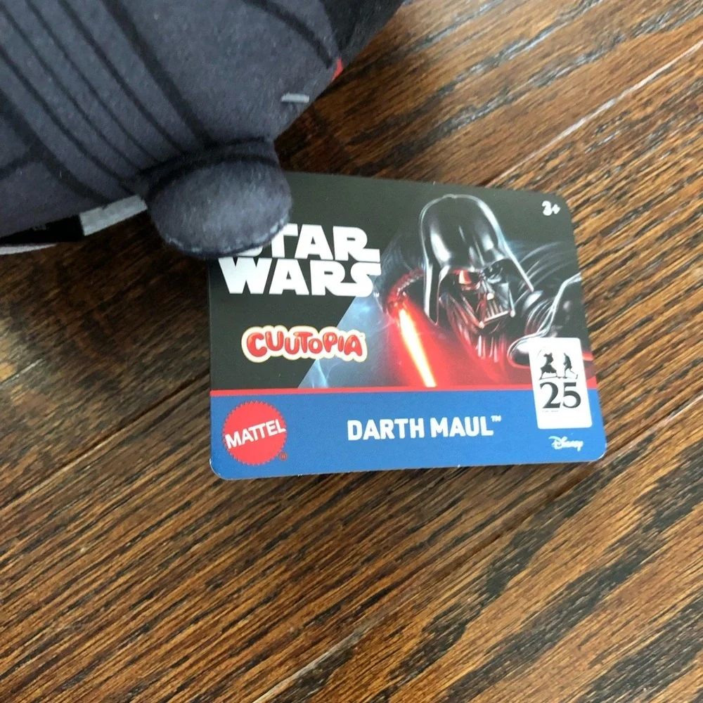 NWT Star Wars x Cuutopia Mattel 5” Darth Maul Sith Lord Soft Plush Toy - Picture 2 of 8